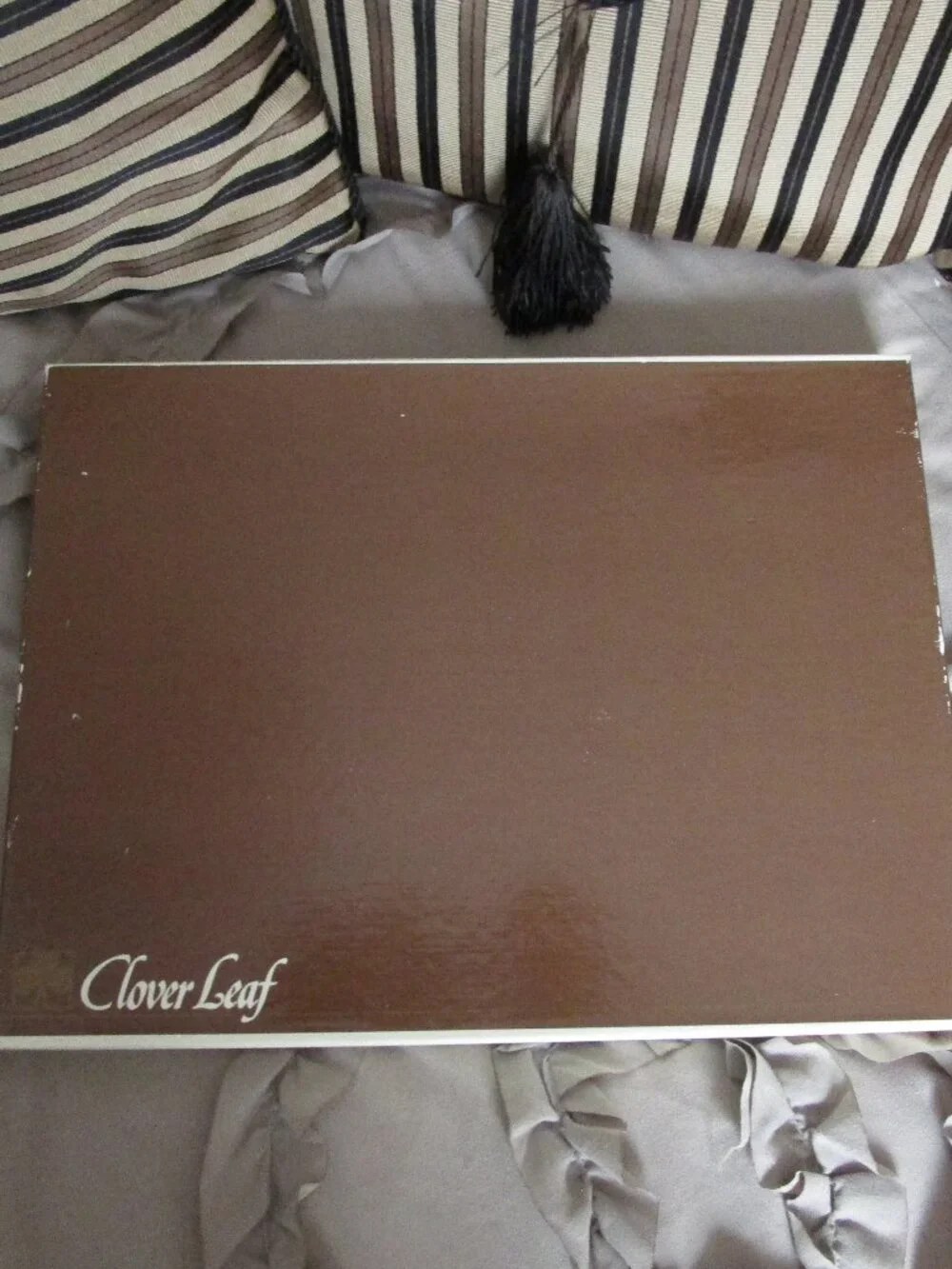 set of 6 vintage cork board table mats